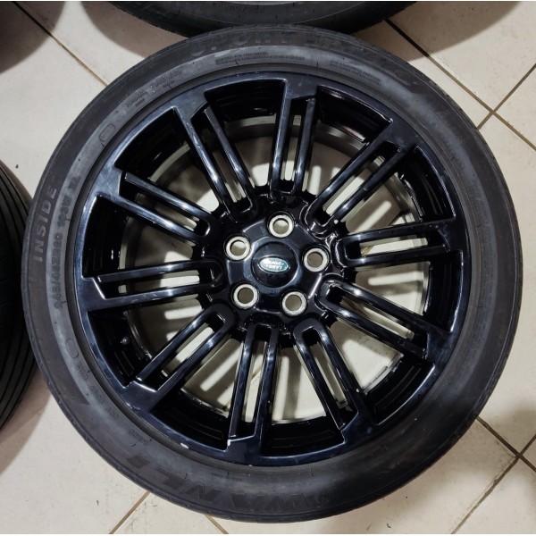 Jogo Roda R20 Discovery 4 3.0 2012 Pneu Ruim Preto