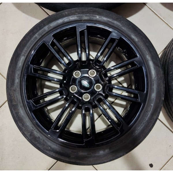 Jogo Roda R20 Discovery 4 3.0 2012 Pneu Ruim Preto