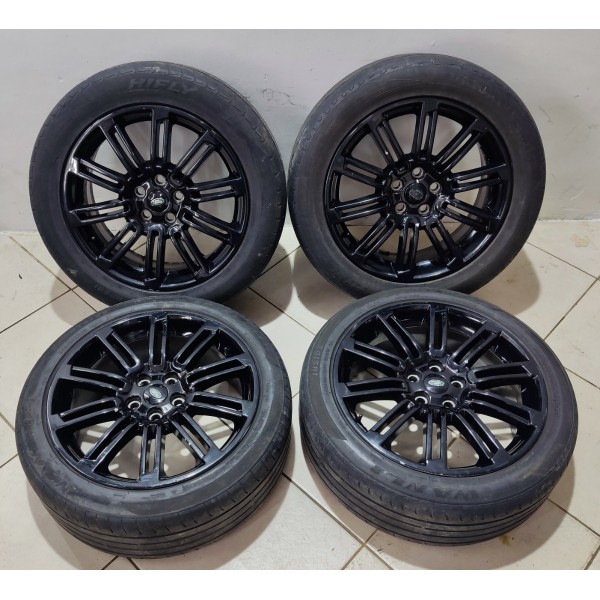 Jogo Roda R20 Discovery 4 3.0 2012 Pneu Ruim Preto