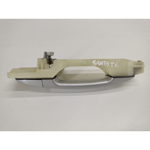 Maçaneta Externa Porta Traseira Esquerda Santa Fé 3.5 2012 Prateado Traseira