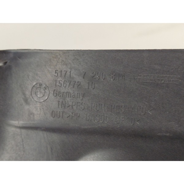 Acabamento Painel Corta Fogo Bmw X1 2019 Com Detalhe Preto Churrasco