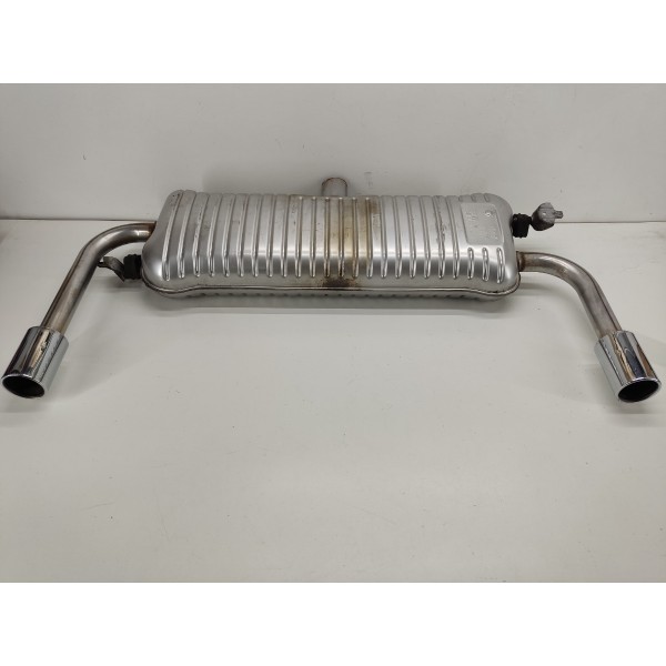 Escape Marmita Silencioso Traseiro Bmw X1 2019 Prateado