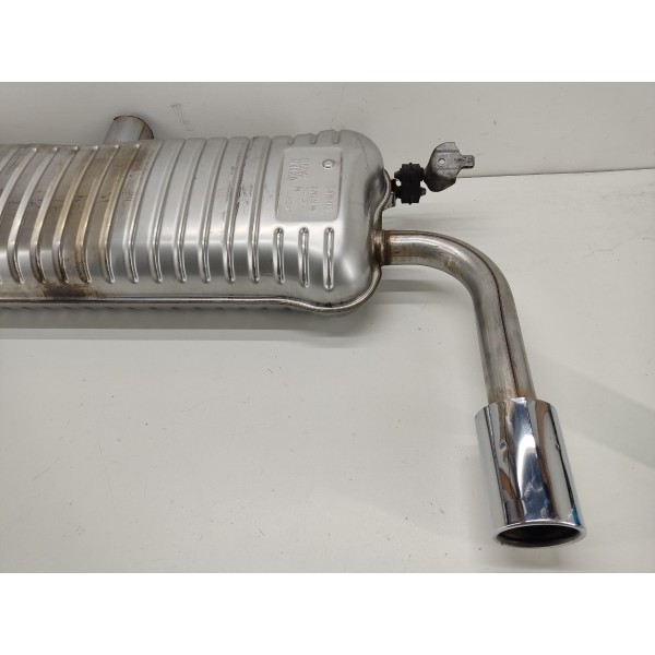 Escape Marmita Silencioso Traseiro Bmw X1 2019 Prateado