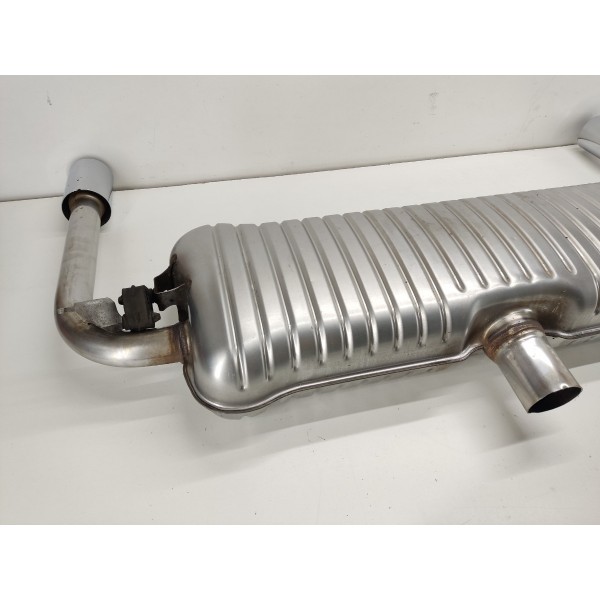 Escape Marmita Silencioso Traseiro Bmw X1 2019 Prateado