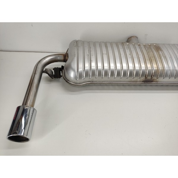 Escape Marmita Silencioso Traseiro Bmw X1 2019 Prateado