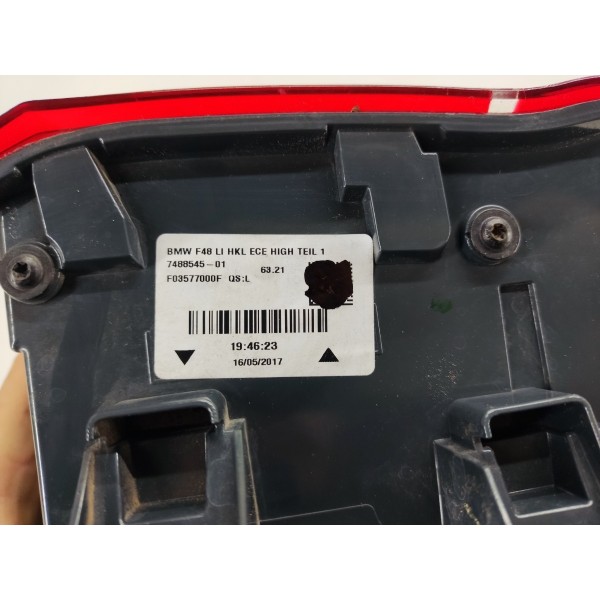 Lanterna Lateral Traseira Esquerda Bmw X1 2019 Esquerdo Vermelho