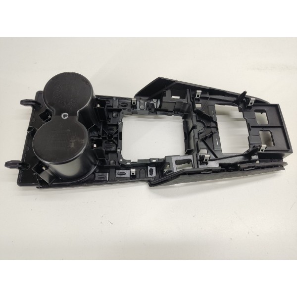 Moldura Central Console Porta Copo Audi A3 1.4 Tsi 2016 Preto