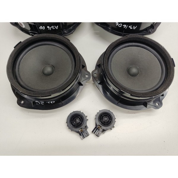 Jogo Auto Falante Audi A3 2016 Preto