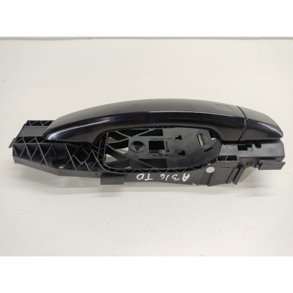 Maçaneta Externa Traseira Direita Audi A3 2016 Preto Traseira