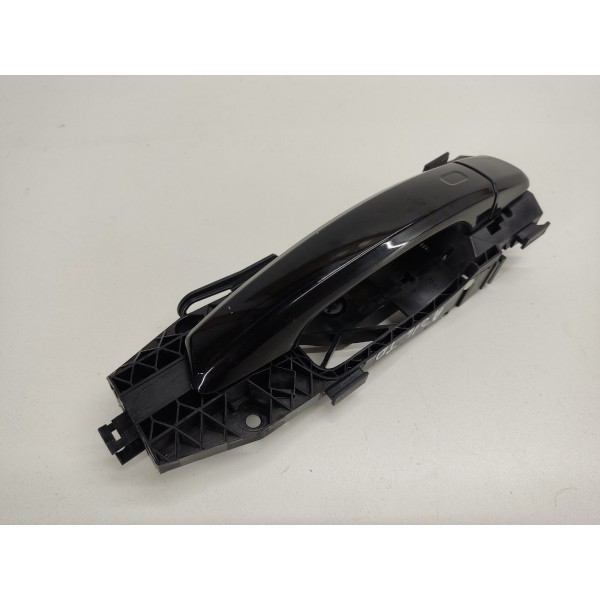 Maçaneta Externa Traseira Direita Audi A3 2016 Preto Traseira