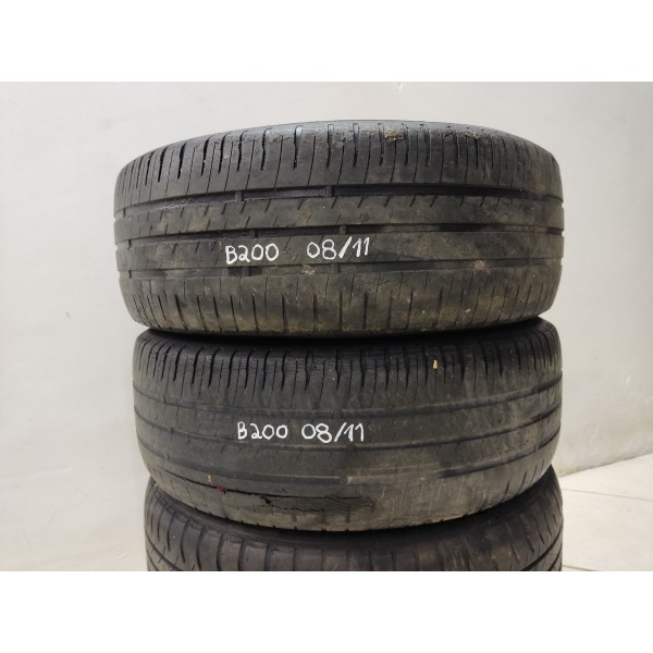 Jogo Roda R16 Mercedes B200 2011 Pneu Ruim Preto