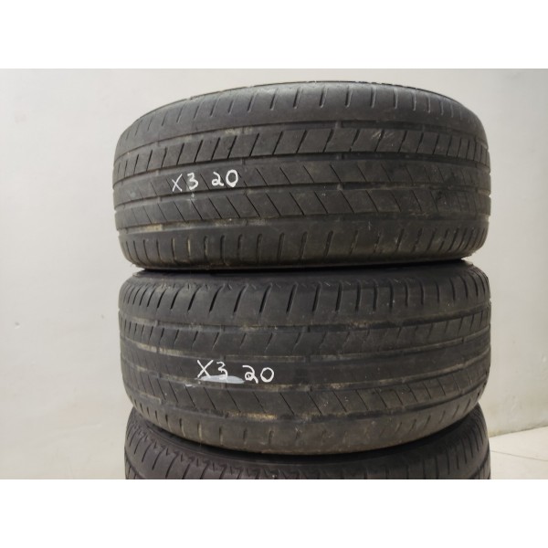 Jogo Roda R19 Bmw X3 2020 2 Pneus Ruins Preto