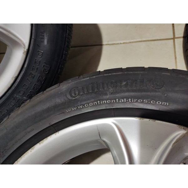 Jogo Roda R17 Audi A5 2015 1.8 Tfsi Pneu Ruim  Prateado