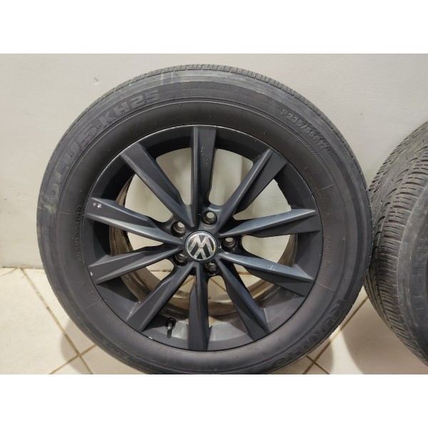 Jogo Roda R17 Tiguan 2012 Tsi Preto