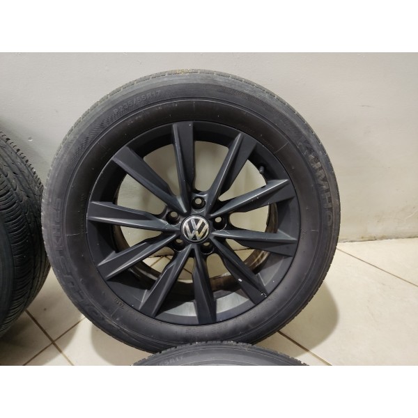 Jogo Roda R17 Tiguan 2012 Tsi Preto