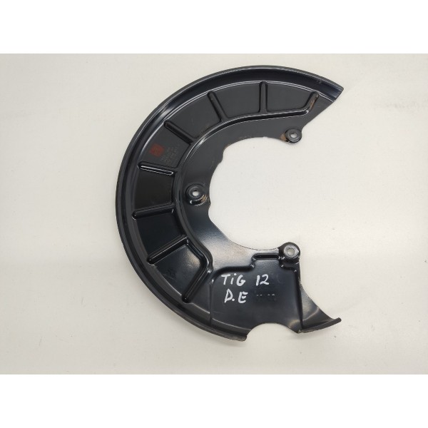 Espelho Disco Dianteiro Esquerdo Tiguan 2012 Tsi Preto