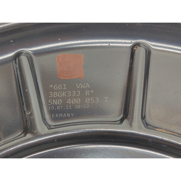 Espelho Disco Dianteiro Esquerdo Tiguan 2012 Tsi Preto