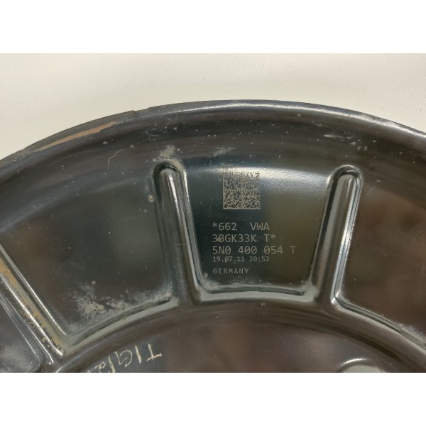 Espelho Protetor Disco Dianteiro \d Tiguan 2012 Tsi Preto