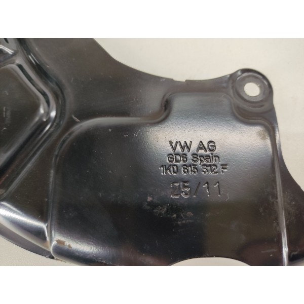 Espelho Protetor Disco Dianteiro \d Tiguan 2012 Tsi Preto