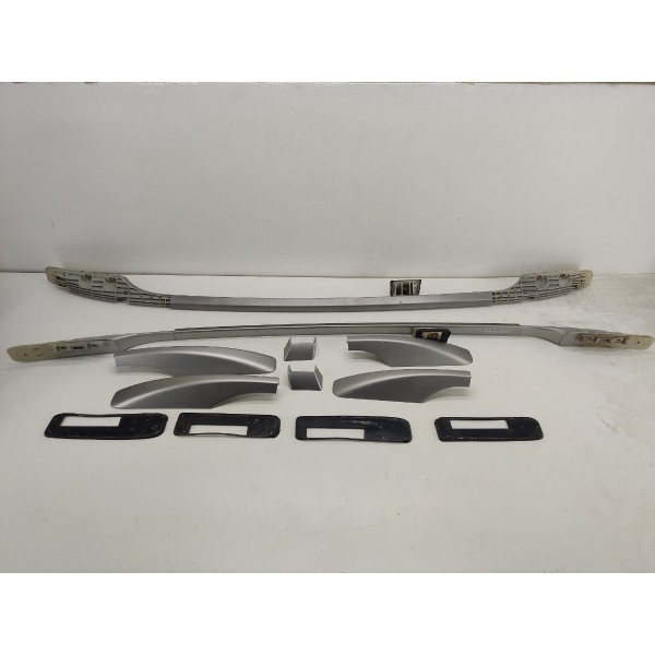 Par Rack Teto Chevrolet Captiva 2011 Prateado