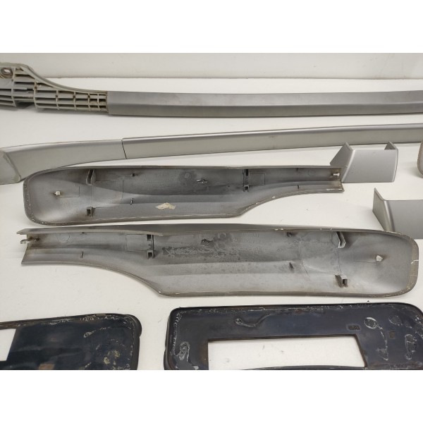 Par Rack Teto Chevrolet Captiva 2011 Prateado