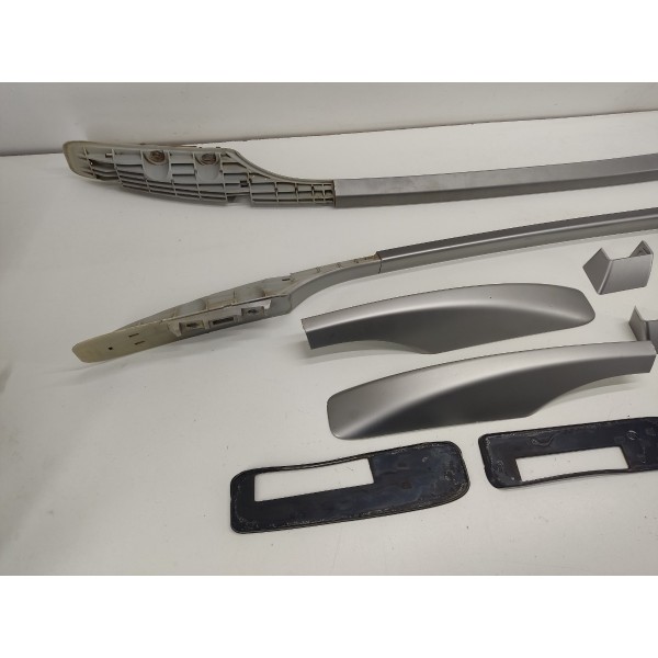 Par Rack Teto Chevrolet Captiva 2011 Prateado