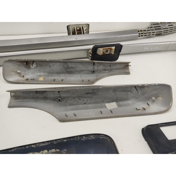 Par Rack Teto Chevrolet Captiva 2011 Prateado