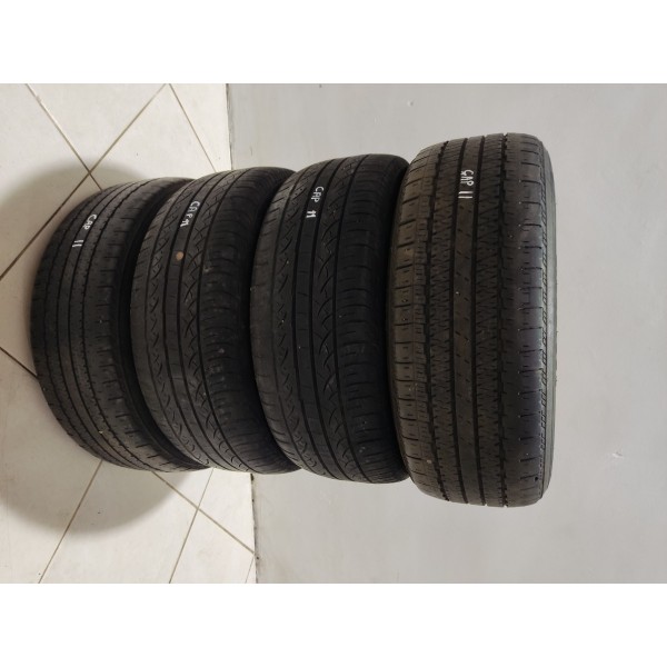 Jogo Roda R17 Chevrolet Captiva 3.6 2011 Pneu Ruim Prateado