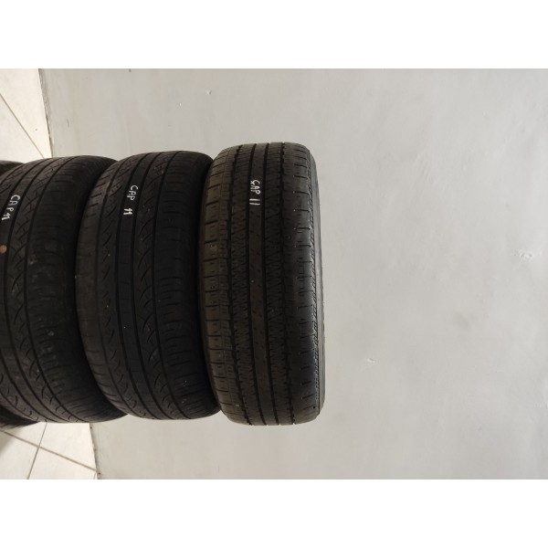 Jogo Roda R17 Chevrolet Captiva 3.6 2011 Pneu Ruim Prateado