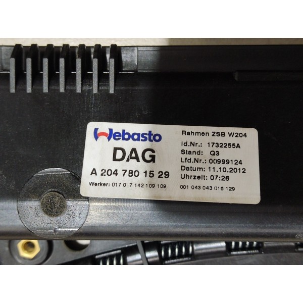 Teto Solar Mercedes C250 2013 Sem Vidro