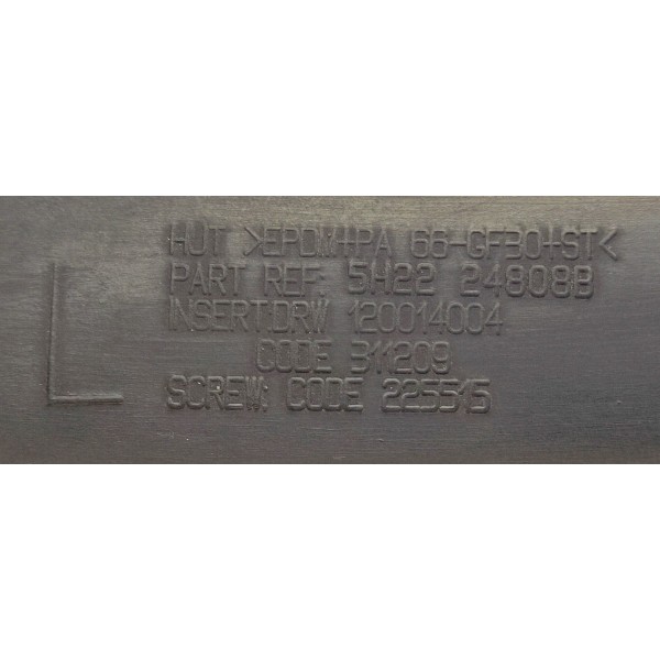 Friso Porta Traseira Esquerda Discovery 4 2012 5h2224808b Preto