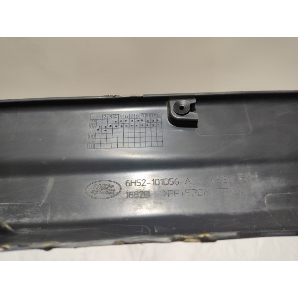 Spoiler Lateral Lado Direito Freelander 2 2008 Gasolina Preto