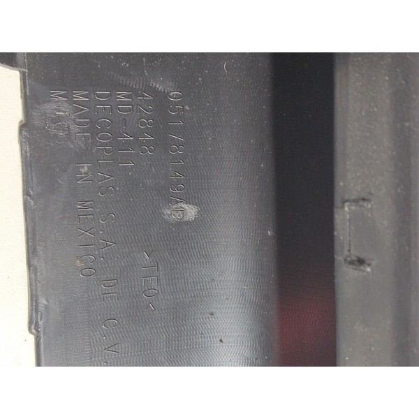 Spoiler Lateral Lado Esquerdo Freemont 2.4 2012 Preto