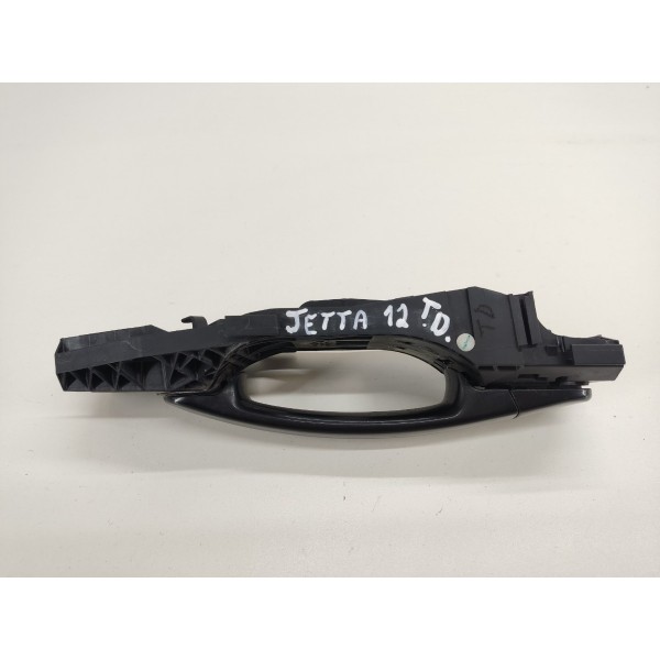 Maçaneta Externa Traseira Direita Jetta 2.0 Tsi 2012 Preto Traseira