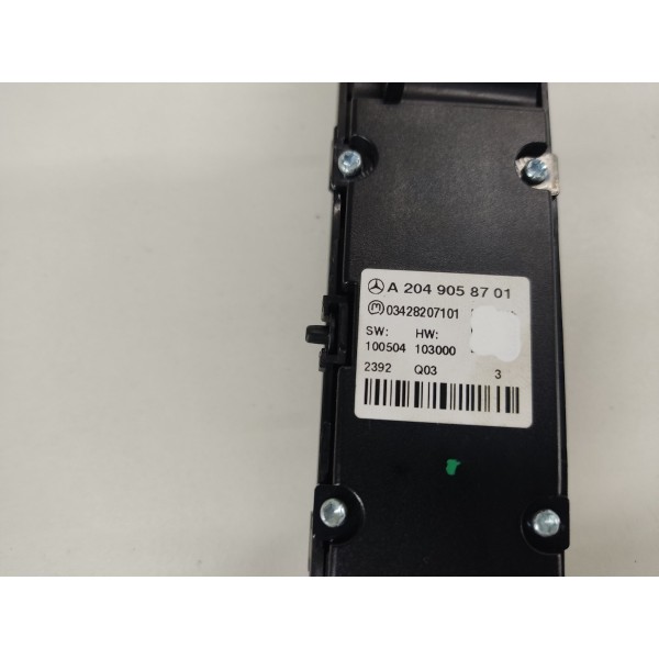 Botão Pisca Alerta Mercedes C250 2013 Vermelho