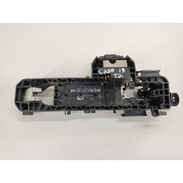 Suporte Maçaneta Traseira Direita Mercedes C250 2013 Branco Traseira