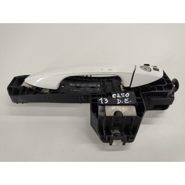 Maçaneta Externa Dianteira Esquerda Mercedes C250 2013 Branco Dianteira