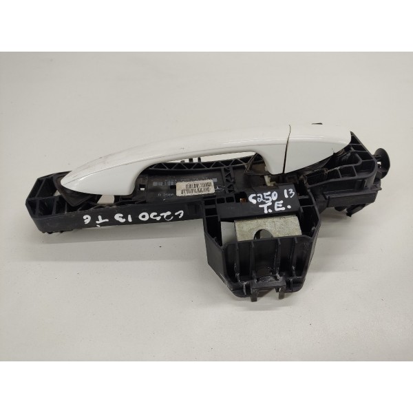 Maçaneta Externa Traseira Esquerda Mercedes C250 2013 Branco Traseira