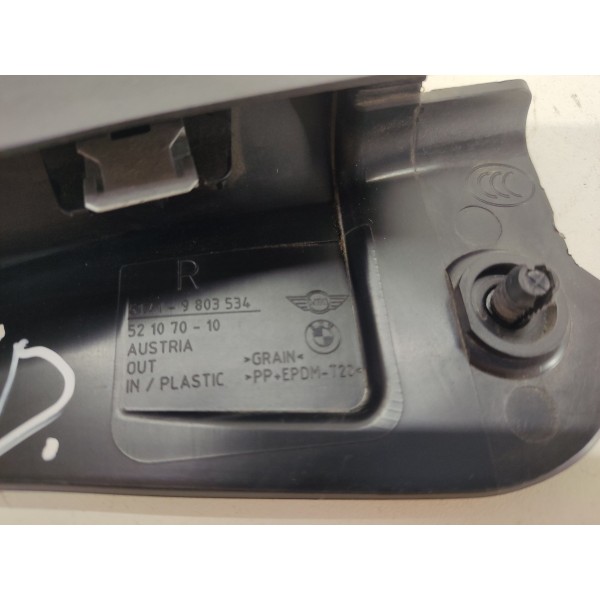 Acabamento Porta T/d Mini Cooper S Countryman 2011 8y7t6 Preto