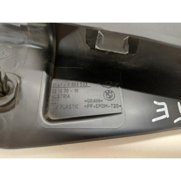 Acabamento Porta T/e Mini Cooper S Countryman 2011 8y7t6 Preto