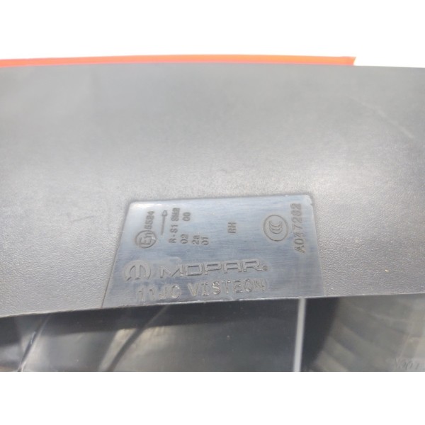 Lanterna Traseira Direita Freemont 2.4 2012 Com Led Direito Vermelho