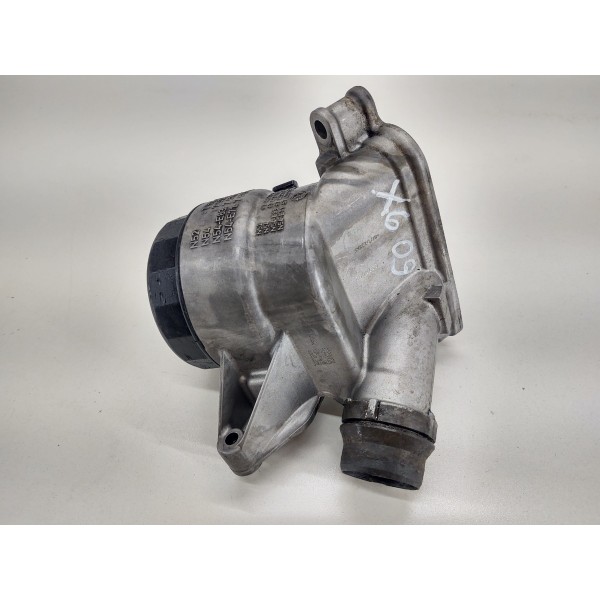 Suporte Filtro Óleo Motor Bmw X6 Biturbo 2009