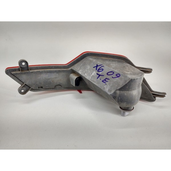 Lanterna Para-choque Traseira Esquerda Bmw X6 Biturbo 2009 Esquerdo Vermelho