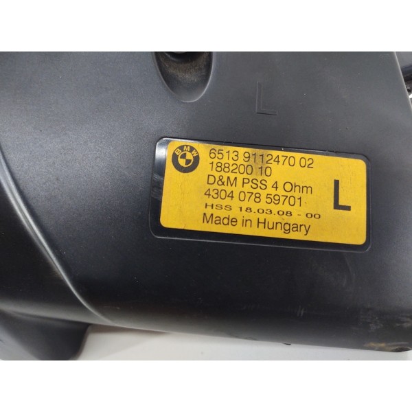 Auto Falante Traseiro Esquerdo Mala Bmw X6 Biturbo 2009 Preto