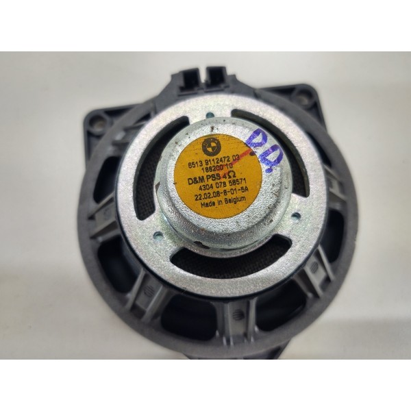 Auto Falante Porta Dianteiro Direito Bmw X6 Biturbo 2009 Preto