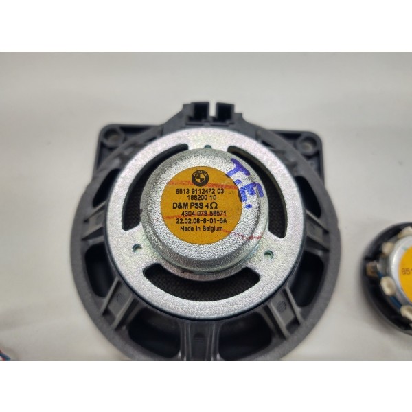 Auto Falante Porta Traseiro Esquerdo Bmw X6 Biturbo 2009 Preto