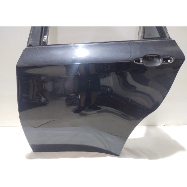 Porta Traseira Esquerda Bmw X6 Biturbo 2009 Traseira Esquerda Preto