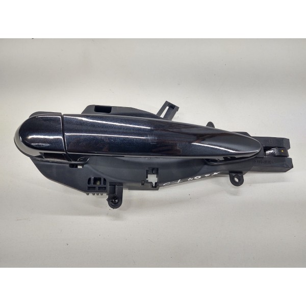 Maçaneta Externa Traseira Direita Bmw X6 Biturbo 2009 Preto Traseira