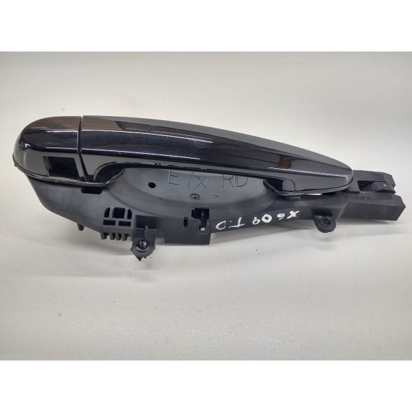 Maçaneta Externa Traseira Direita Bmw X6 Biturbo 2009 Preto Traseira