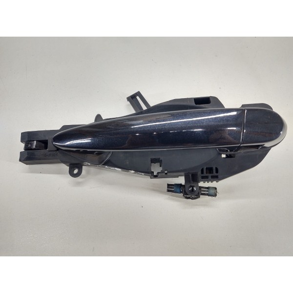 Maçaneta Externa Traseira Esquerda Bmw X6 Biturbo 2009 Preto Traseira